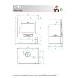 Estufa FM - CH 0: Calidez Eficiente en Estufas Mansele