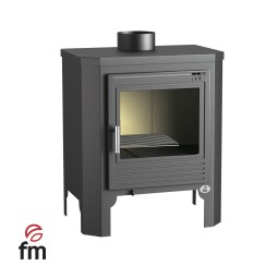 Estufa de Leña FM M-101: Calidez y Elegancia en Estufas Mansele