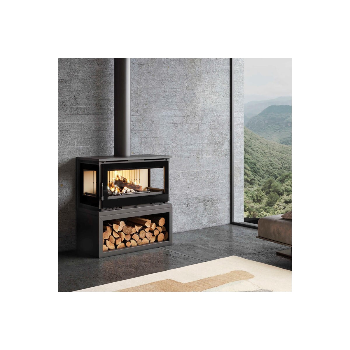 Estufa FM M-173 LK: Calidez y Estilo de Estufas Mansele