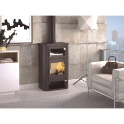 Estufa de Leña FM M-104 con Horno Envolvente: Calor y Cocina de Estufas Mansele