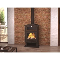 Estufa de Leña CH-4 con Horno Cerrado: Calor y Cocina de Estufas Mansele