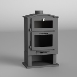 Estufa de Leña CH-4 con Horno Cerrado: Calor y Cocina de Estufas Mansele