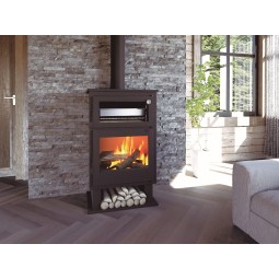 Estufa de Leña CH-8 con Horno en Acero Inoxidable: Calor y Cocina de Estufas Mansele