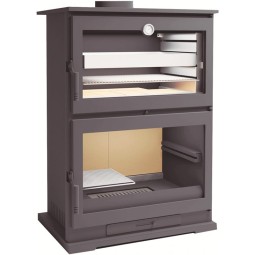 Estufa de Leña CH-9 con Horno en Acero Inoxidable: Calor y Cocina de Estufas Mansele