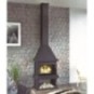 Chimenea de Leña FM C-300: Calidez Frontal de Estufas Mansele