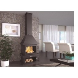 FM C-200: Chimenea de Leña Frontal de Estufas Mansele