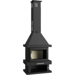 FM C-200: Chimenea de Leña Frontal de Estufas Mansele