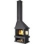 FM C-302 D: Chimenea de Leña de Esquina de Estufas Mansele