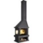 FM C-302 I: Chimenea de Leña de Esquina de Estufas Mansele