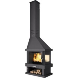 FM C-302 D: Chimenea de Leña de Esquina de Estufas Mansele