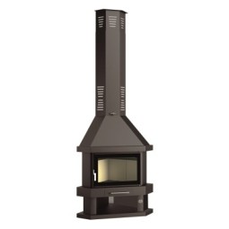 FM C-300 RK: Chimenea de Leña de Rincón de Estufas Mansele