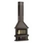 FM C-300 RK: Chimenea de Leña de Rincón de Estufas Mansele