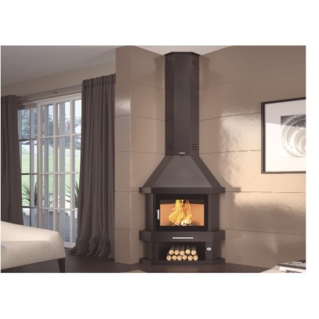 FM C-200 RK: Chimenea de Leña de Rincón de Estufas Mansele