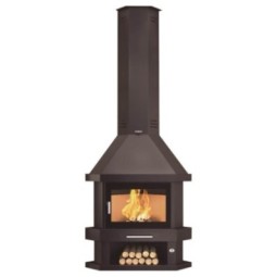 FM C-200 RK: Chimenea de Leña de Rincón de Estufas Mansele