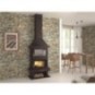 FM C-200 H: Chimenea de Leña Frontal con Horno de Estufas Mansele