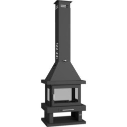 FM C-104: Chimenea de Leña Central de Estufas Mansele
