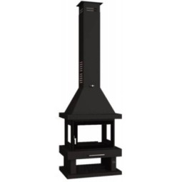 FM C-104 K: Chimenea de Leña Central de Estufas Mansele