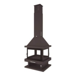 FM C-204 K: Chimenea de Leña Central de Estufas Mansele