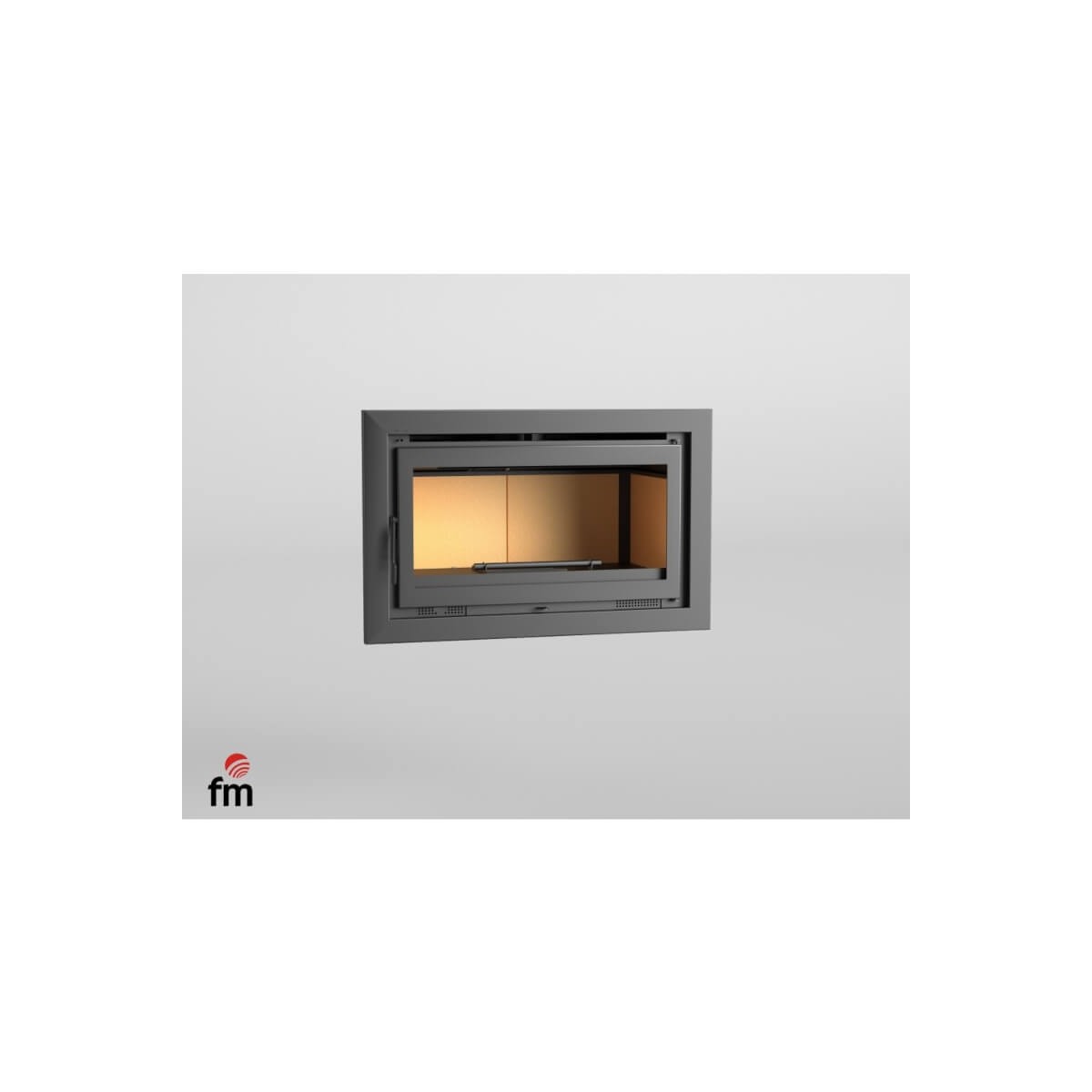 Insertable de Leña FM IT-100: Potencia y Eficiencia con Turbinas