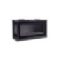 Calor y estilo en la esquina de tu hogar: Insertable de leña esquina con turbinas FM IT-122 IFK. Descúbrelo en estufasmansele.es