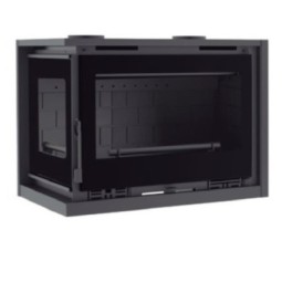 Insertable de Leña en Esquina FM IT-172 IFK: Potencia y Eficiencia con Estilo
