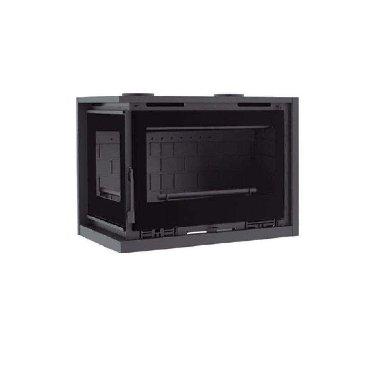 Insertable de Leña en Esquina FM IT-172 IFK: Potencia y Eficiencia con Estilo