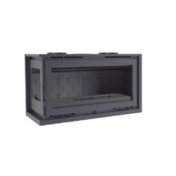 Insertable de Leña en Esquina FM IT-182 IF: Calor Eficiente y Estilo