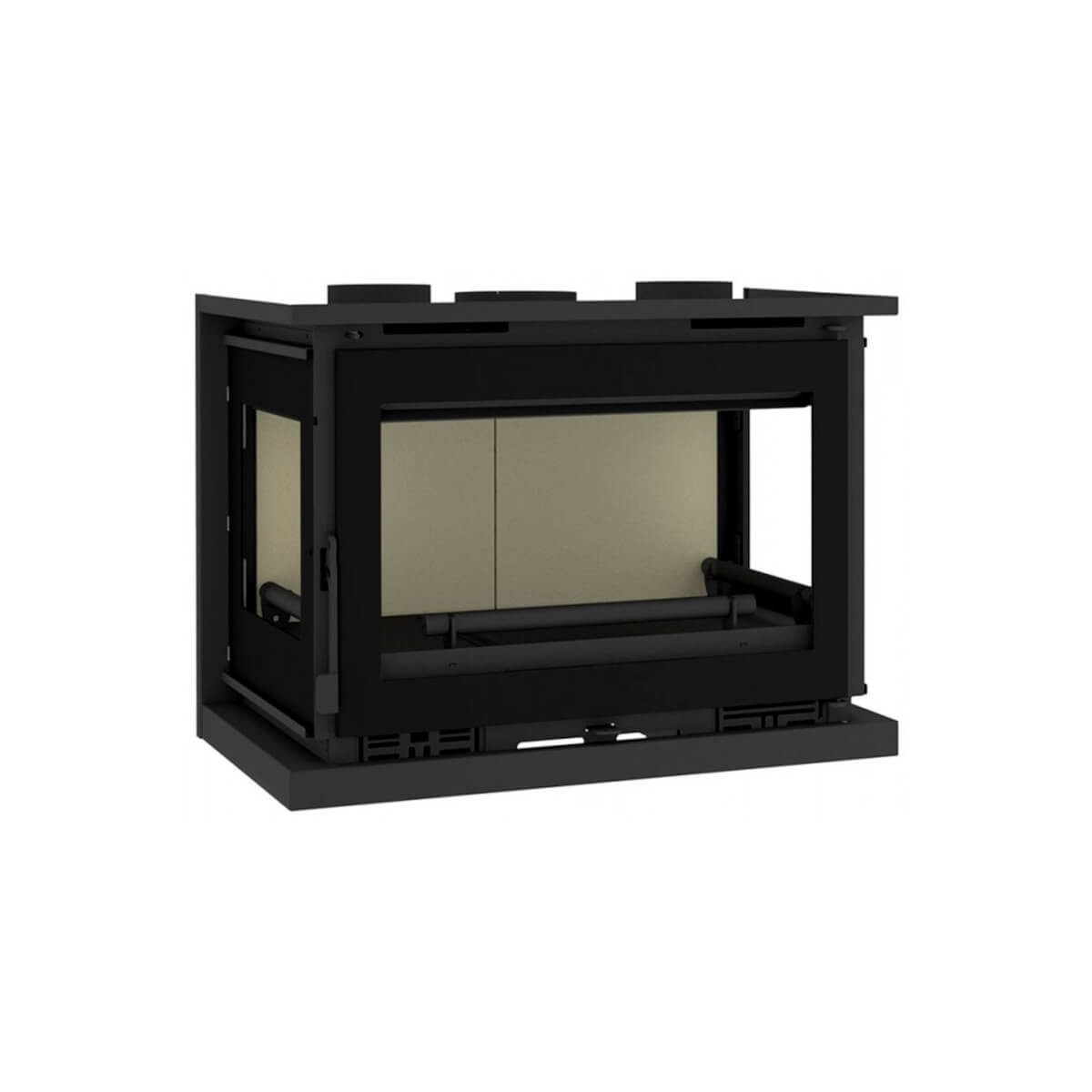 Insertable de Leña a 3 Caras FM IT-173 K: Calidez y Elegancia para tu Hogar