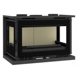 Insertable de Leña a 3 Caras FM IT-183 K: Calor y Diseño Versátil
