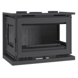 Insertable de Leña a 3 Caras FM IT-183 F: Calor y Diseño Versátil