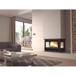 Insertable de Leña a 3 Caras FM IT-183 FK: Calor y Diseño Versátil