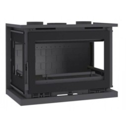 Insertable de Leña a 3 Caras FM IT-183 FK: Calor y Diseño Versátil