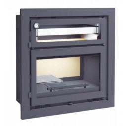 Insertable de Leña con Horno y Turbinas FM IT-180 H: Calor y Cocina Eficiente