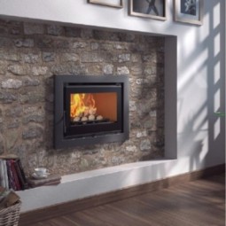 Insertable de Leña Panorámico FM IZ-170 FK: Calidez y Ambiente Espacioso