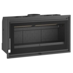 Insertable de Leña Panorámico FM IZ-100 FK: Calidez y Ambiente Espacioso