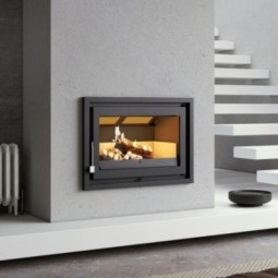 Hogar de Leña Calefactor FM HIDRO-80: Calor Eficiente y Confort en tu Hogar