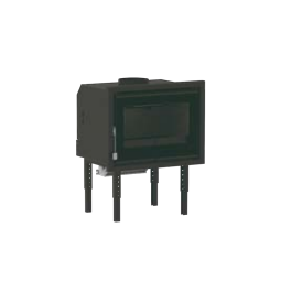 Insertable de leña FM IZ-100 FKT panorámico triple combustión y cristal serigrafiado